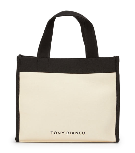 Accesorios Tony Bianco Teagan Black/Beige Tote Bag Negras Beige | BPESD94796