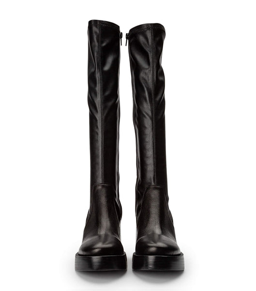 Botas Plataforma Tony Bianco Tibby Black Venice/Black Venezia 9cm Negras | DPEKV50403