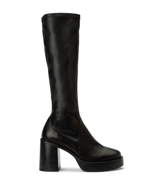 Botas Plataforma Tony Bianco Tibby Black Venice/Black Venezia 9cm Negras | DPEKV50403