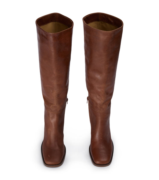 Botas de Tacon Tony Bianco Asher Cognac 8.5cm Marrones | XPEGW76611