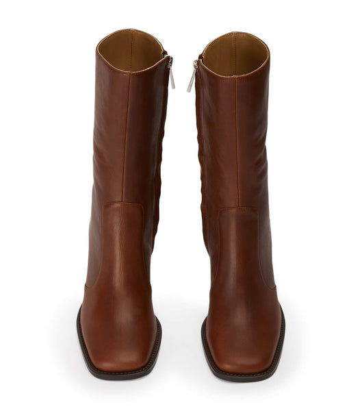 Botas de Tacon Tony Bianco Atlanta Cognac 8.5cm Marrones | PEJBT95773