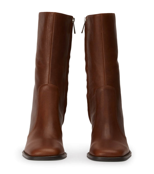 Botas de Tacon Tony Bianco Atlanta Cognac 8.5cm Marrones | PEJBT95773