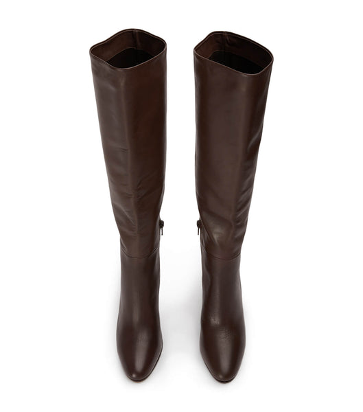 Botas de Tacon Tony Bianco Boss Choc Como 9.5cm Chocolate | FPEHY11933