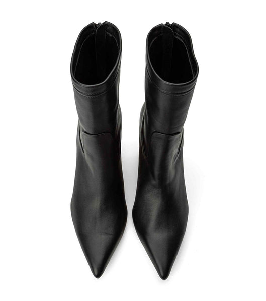 Botas de Tacon Tony Bianco Ellie Black Nappa 8.5cm Negras | LPETR16711