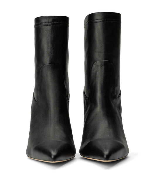 Botas de Tacon Tony Bianco Ellie Black Nappa 8.5cm Negras | LPETR16711