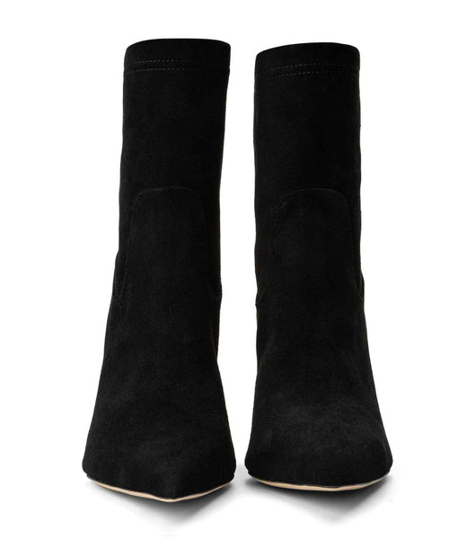 Botas de Tacon Tony Bianco Ellie Black Suede 8.5cm Negras | FPEUI30391