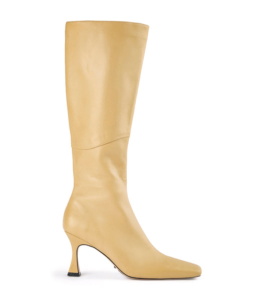 Botas de Tacon Tony Bianco Fantasy Butter Nappa 8cm Amarillo | LPESX49473