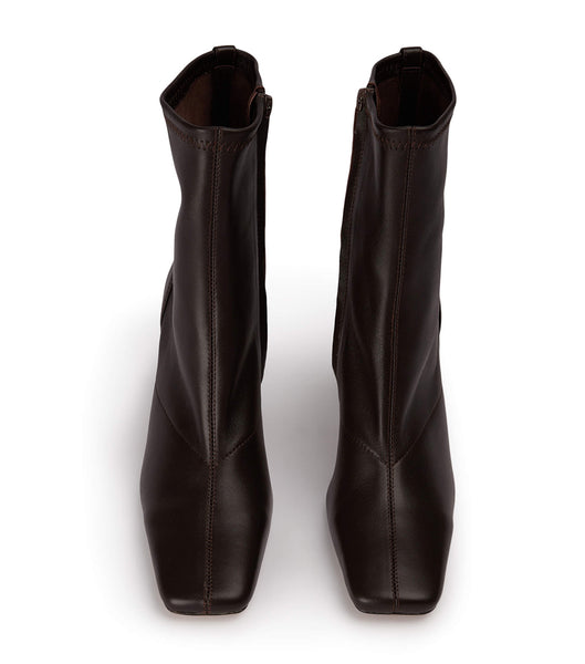 Botas de Tacon Tony Bianco Fomo Chocolate Nappa 8cm Chocolate | FPEUI42786