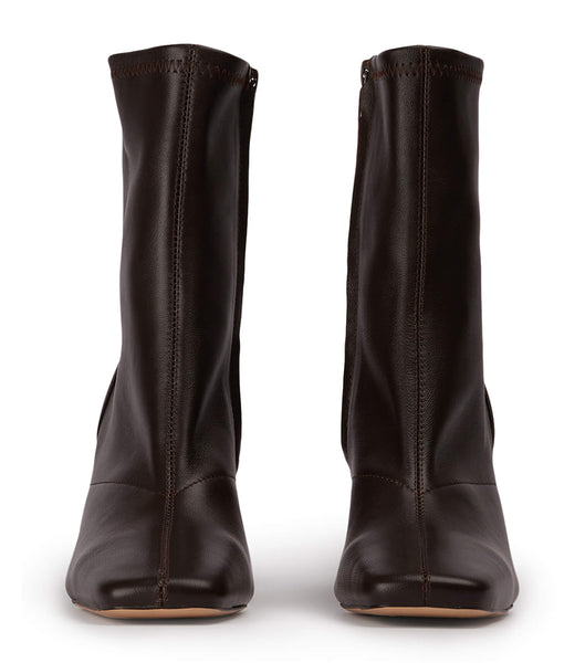 Botas de Tacon Tony Bianco Fomo Chocolate Nappa 8cm Chocolate | FPEUI42786