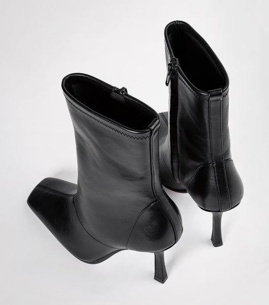 Botas de Tacon Tony Bianco Halsey Black Como 10.5cm Negras | DPEKV42672