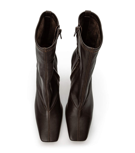 Botas de Tacon Tony Bianco Halsey Chocolate Nappa 10.5cm Chocolate | PEDFL46869