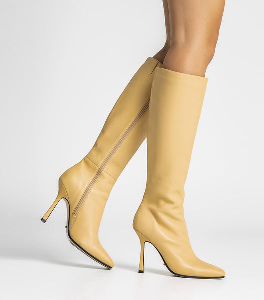 Botas de Tacon Tony Bianco Havana Butter Nappa 10.5cm Amarillo | UPEND78540