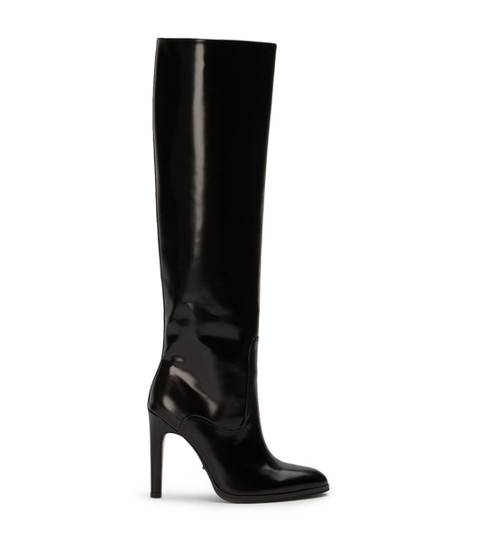 Botas de Tacon Tony Bianco Hot Black Hi Shine 10.5cm Negras | PEXBR80839