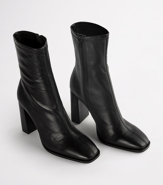 Botas de Tacon Tony Bianco Ines Black Como 10cm Negras | GPEUC22755