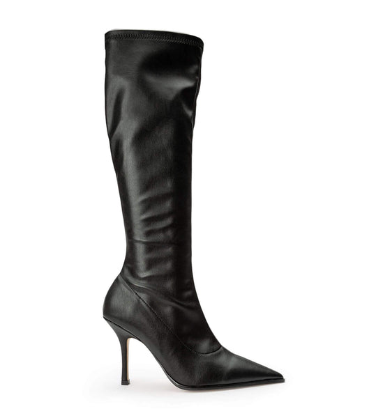 Botas de Tacon Tony Bianco Knight Black Venezia 9.5cm Negras | PECIF63679