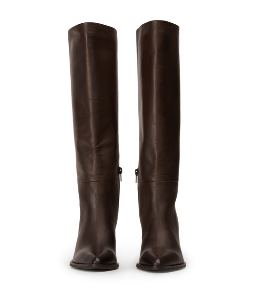 Botas de Tacon Tony Bianco Peppe Choc Como 7.5cm Chocolate | DPEKV53387