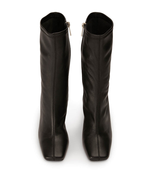 Botas de Tacon Tony Bianco Remie Black Venezia 10.5cm Negras | YPEGT58520