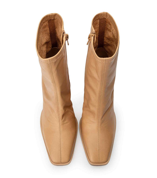 Botas de Tacon Tony Bianco Rover Caramel Venice 8.5cm Beige | YPEVQ56821