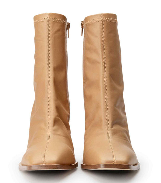 Botas de Tacon Tony Bianco Rover Caramel Venice 8.5cm Beige | YPEVQ56821