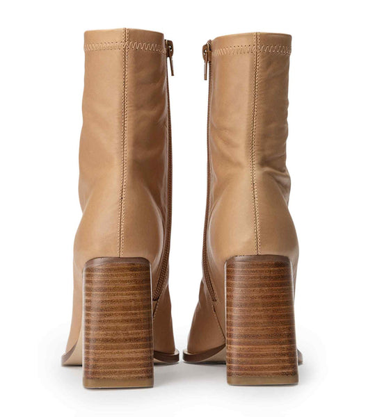 Botas de Tacon Tony Bianco Rover Caramel Venice 8.5cm Beige | YPEVQ56821