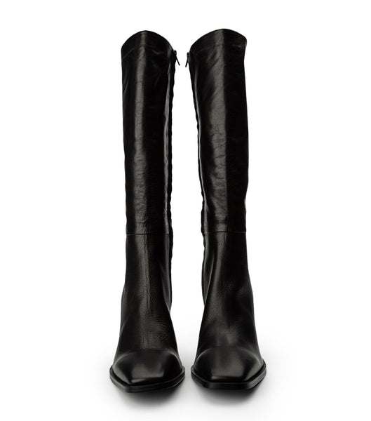 Botas de Tacon Tony Bianco Rylee Black Venice 8.5cm Negras | DPEKV68165