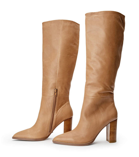 Botas de Tacon Tony Bianco Skyla Caramel Venice 9cm Marrones | PECIF44441