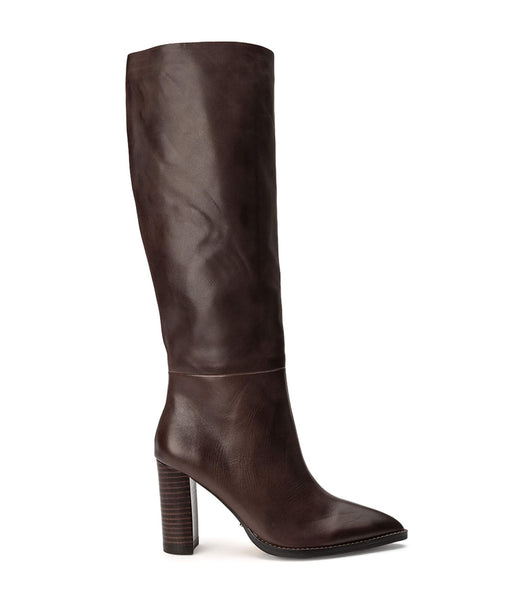 Botas de Tacon Tony Bianco Skyla Choc Como 9cm Chocolate | XPEBH59298