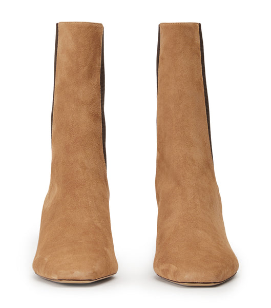 Botas de Tacon Tony Bianco Verona Butterscotch Suede 5cm Marrones | BPESO28957