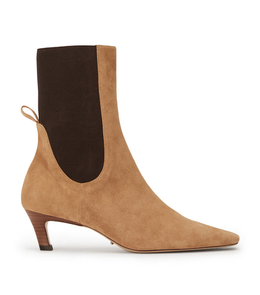 Botas de Tacon Tony Bianco Verona Butterscotch Suede 5cm Marrones | BPESO28957