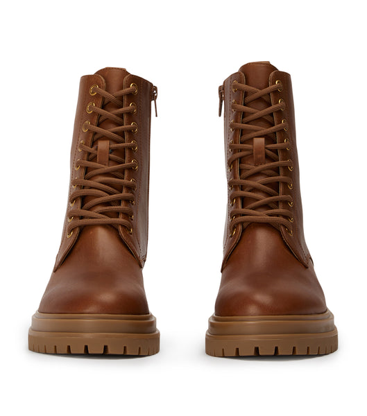 Botas de combate Tony Bianco Wya Cognac 4.5cm Marrones | FPEHY78073