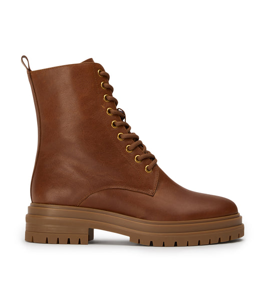 Botas de combate Tony Bianco Wya Cognac 4.5cm Marrones | FPEHY78073