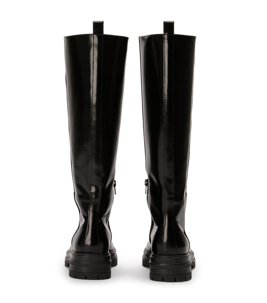 Botas de media pantorrilla Tony Bianco Welly Black Hi Shine 4.5cm Negras | SPENY78458