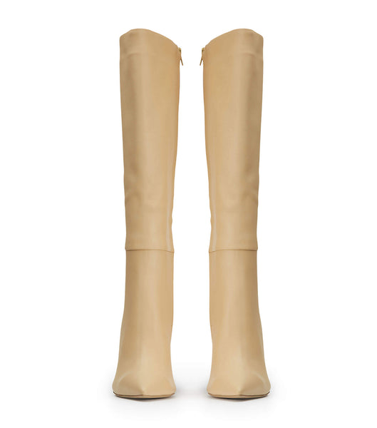 Botas de tacón de aguja Tony Bianco Apollo Butter Nappa 10.5cm Beige | PENEJ82862