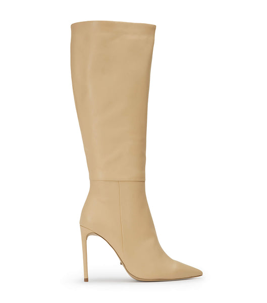 Botas de tacón de aguja Tony Bianco Apollo Butter Nappa 10.5cm Beige | PENEJ82862