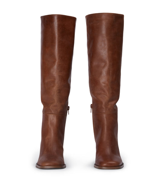 Botas hasta las rodillas Tony Bianco Asher Cognac 8.5cm Marrones | PEXBR28092