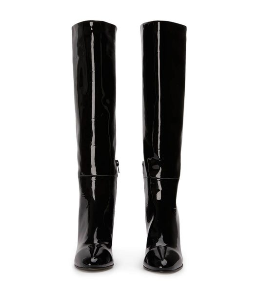 Botas hasta las rodillas Tony Bianco Boss Black Patent 9.5cm Negras | PENZX85717