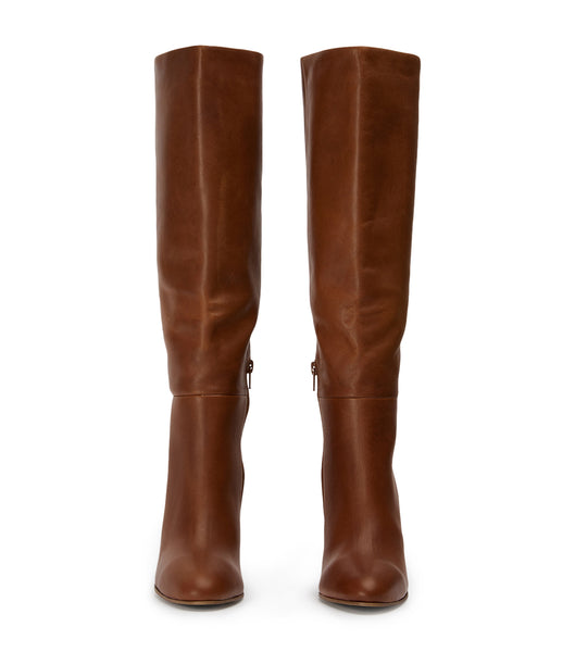 Botas hasta las rodillas Tony Bianco Boss Cognac 9.5cm Marrones | PEZDE18449