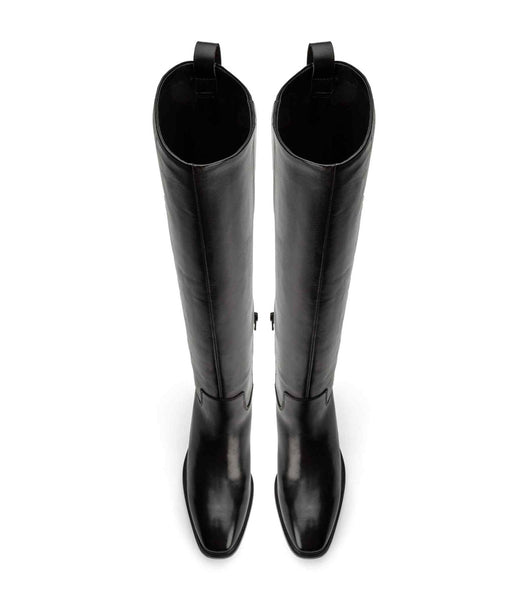 Botas hasta las rodillas Tony Bianco Eleanor Black Como 4cm Negras | XPEBH77847