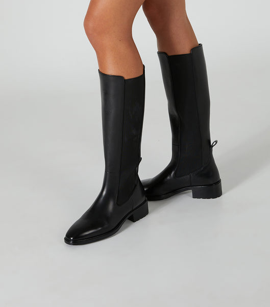 Botas hasta las rodillas Tony Bianco Emrata Black Como 4cm Negras | PEIIZ86938