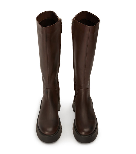 Botas hasta las rodillas Tony Bianco Rage Choc Como 5.5cm Chocolate | BPESO77943