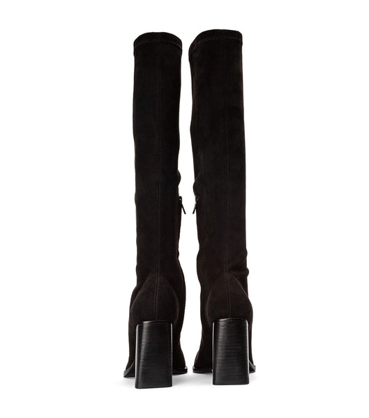 Botas hasta las rodillas Tony Bianco Renae Black Stretch Suede 8.5cm Negras | TPEPQ89003