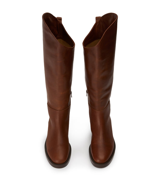 Botas hasta las rodillas Tony Bianco Tyler Cognac 4cm Marrones | ZPENQ31982