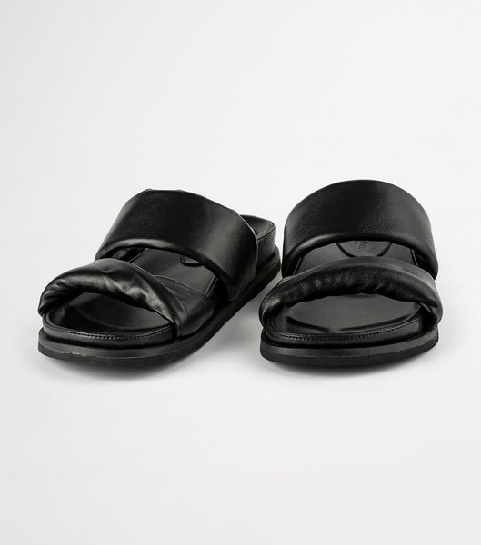 Chanclas Tony Bianco Henry Black Nappa 3.5cm Negras | XPEGW19078