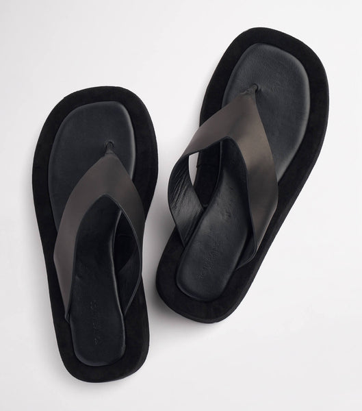 Chanclas Tony Bianco Ives Black Como 3.5cm Negras | MPEFT62435