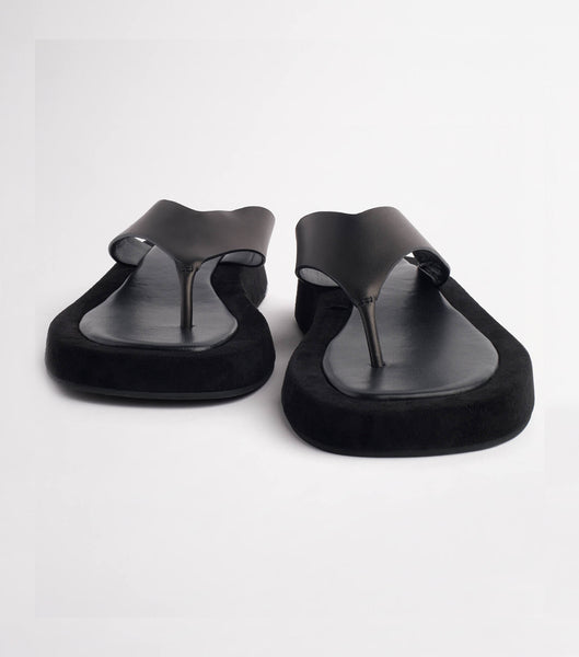 Chanclas Tony Bianco Ives Black Como 3.5cm Negras | MPEFT62435