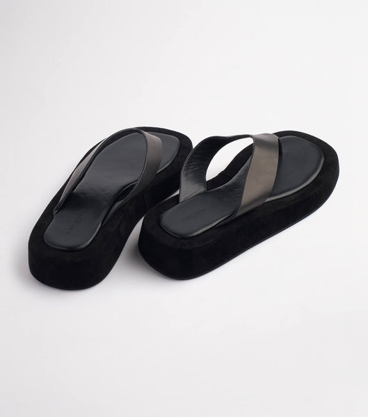 Chanclas Tony Bianco Ives Black Como 3.5cm Negras | MPEFT62435