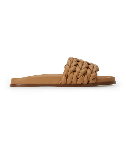 Chanclas Tony Bianco Layton Biscuit Nappa Marrones | PEQAV73377