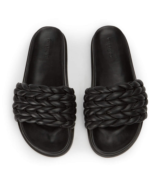 Chanclas Tony Bianco Layton Black Nappa Negras | PEXBR52005