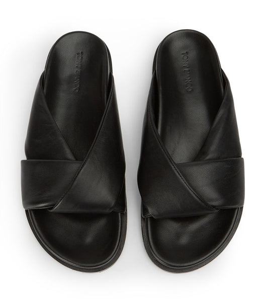 Chanclas Tony Bianco Lora Black Nappa 1.5cm Negras | APEWC20524