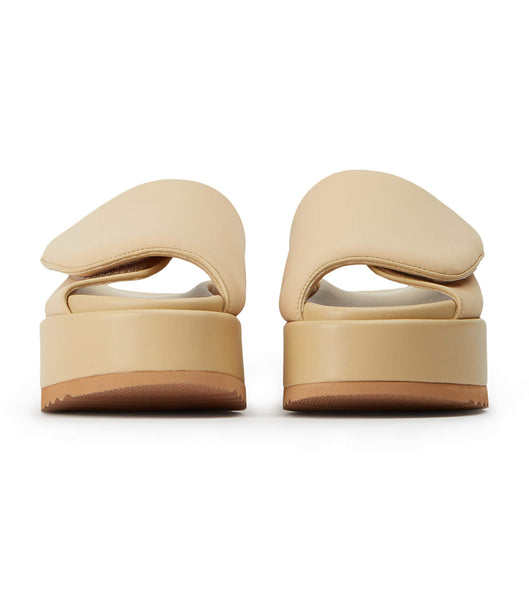 Chanclas Tony Bianco Roxana Nude Scuba 6cm Beige | FPEUI19277